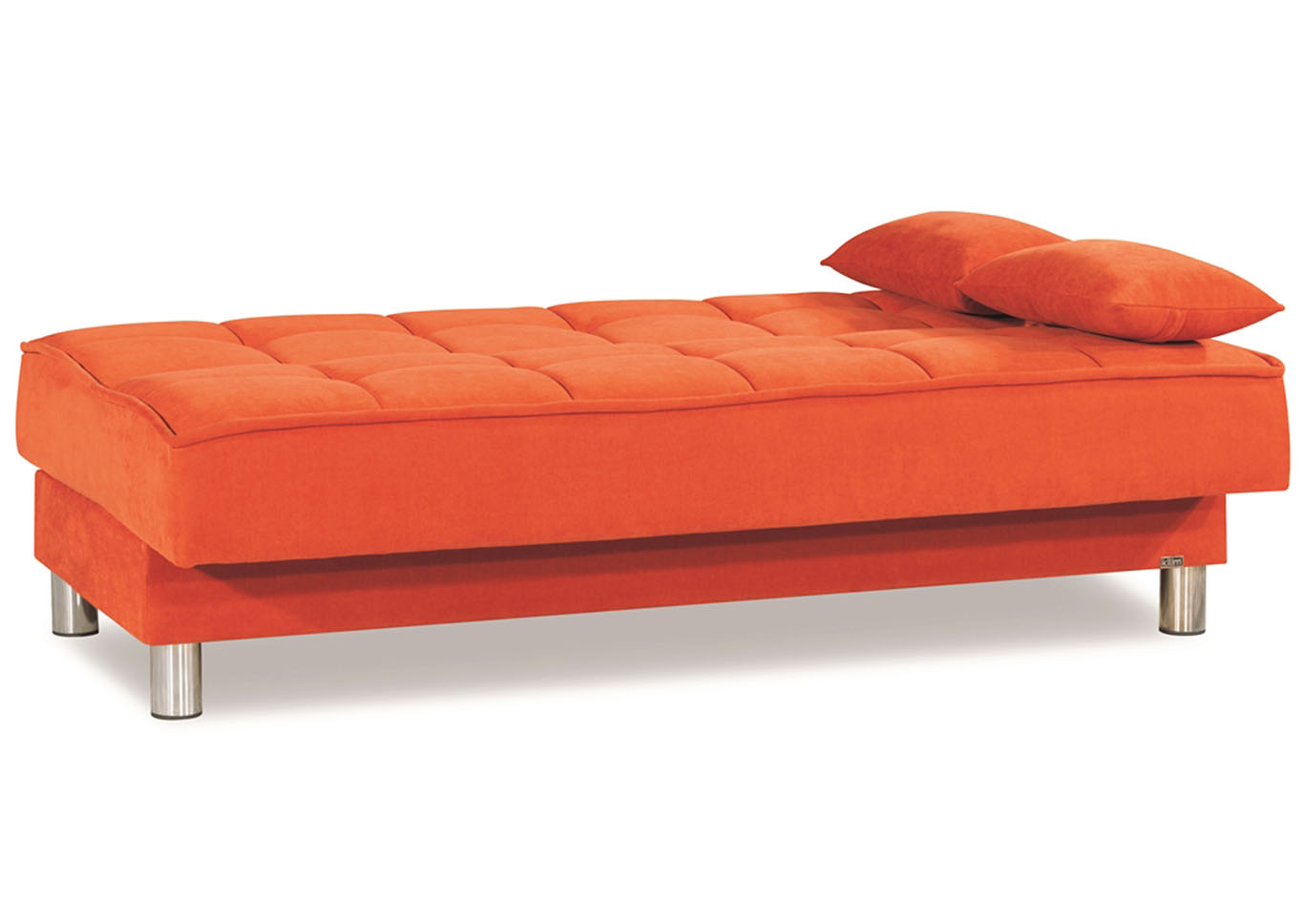 Smart Fit Orange Chenille Sofabed,Ottomanson (Previously Casamode)